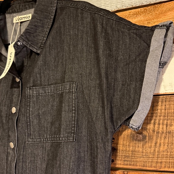 NWT luvamia Denim Dress - Picture 7 of 9